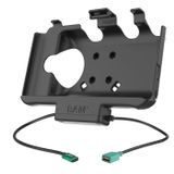 RAM Mounts RAM-HOL-SAM60CP-1A USB-C Actieve Houder + Data Dock voor Samsung Tab Active5, Tab Active3, Tab Active2 - Zwart