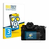 BROTECT Screenprotector 3 Stuks voor Panasonic Lumix DC-S5 / DC-S5D (2024) Beschermglas transparant