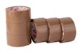 APLI 19907 6 rollen bruine linten 48 mm x 66 m 25 µm PP acryl verpakkingsband