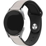 Coros Bracelet cuir hybride Pace 4 Pro (blanc)