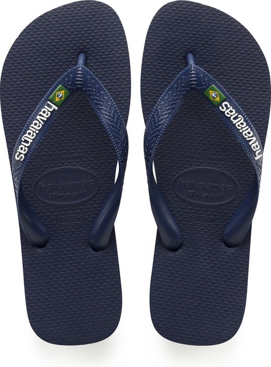 Havaianas Brasil Logo Sandalen Heren blauw 2018 EU 33/34 / Braziliaans 31/32 Teenslippers