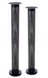 Casablanca Retino Kaarsenhouder - Metaal - Zwart Mat - Cilindrisch - 82cm x Ø 15cm