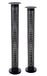 Casablanca Retino Kaarsenhouder - Metaal - Zwart Mat - Cilindrisch - 82cm x Ø 15cm