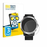 BROTECT Screenprotector 3 Stuks voor Garmin Vivoactive 3 / Forerunner 45 / Approach S40 Beschermglas transparant