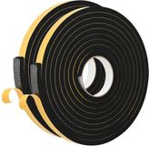 vidaXL Bande de mousse adhésive - Noir - 20mm x 5m - 2 pièces