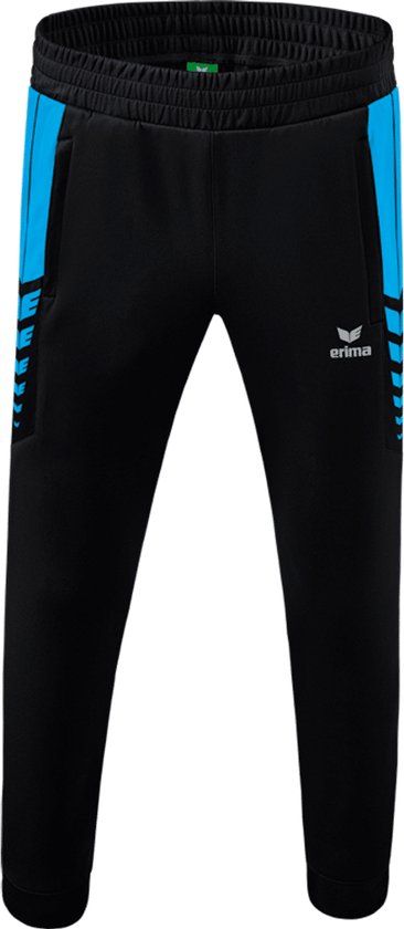 Erima Six Wings Worker Broek Heren - Zwart / Curaçao - Maat M
