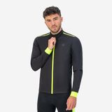 Rogelli Pesaro 2.0 Fietsjack - Heren - Maat XL - Zwart/Geel