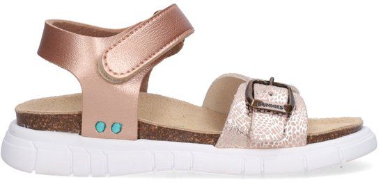 BunniesJR 226420-796 Meisjes Platte Sandalen - Roze - Imitatieleer - Klittenband
