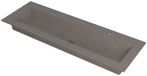 Wastafel INK Kraft Wastafel Enkele Bak 2 Kraangaten - 1400x450x10 mm - Grijs