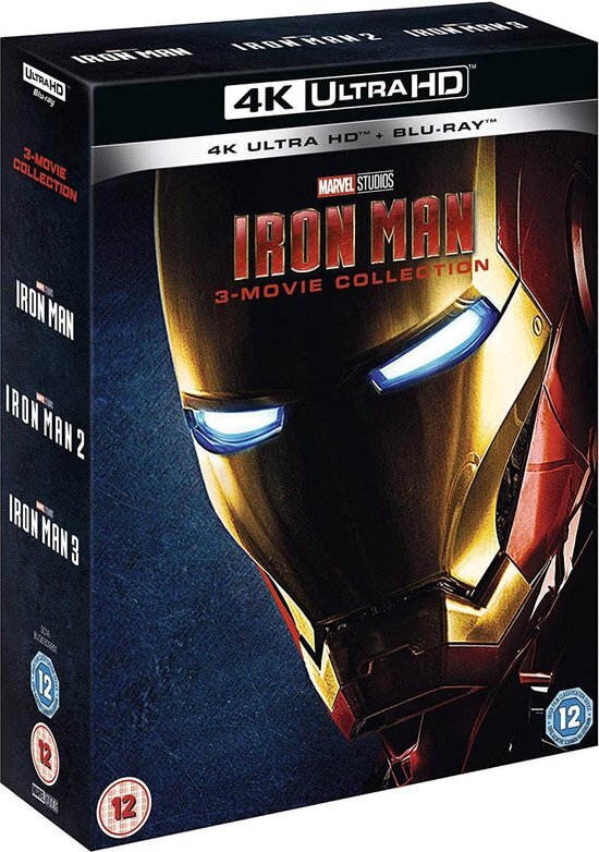 - Iron Man 1-3 blu-ray (4K)