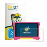 BROTECT - Screenprotector voor Laptok LPK707PK 7" - Folie Beschermfolie transparant 2 Stuks