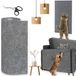 Tapis à griffer pour chat, auto-adhésif, protège contre les rayures, banc pour chat, planche à griffer DIY, blanc, convient pour arbres, murs, meubles et protection de canapé (gris)