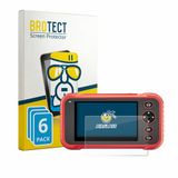BROTECT Screenprotector 6 Pièces pour Launch CRP129E Plus Verre de protection transparent