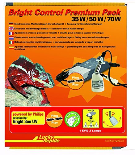 Lucky reptile 63071 Bright Control Premium Pack 35-70W, Multiwatt EVG + fitting