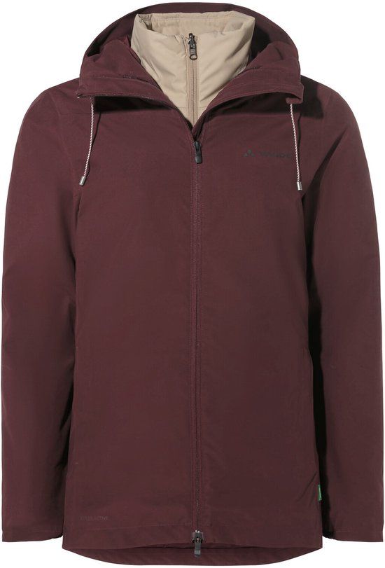 VAUDE Women's Mineo 3-in-1 Jacket, dark oak uni, Size 38