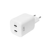 ACT USB-C-lader 100W met 2 poorten, Power Delivery 3.2, PPS, AVS, Quick Charge en GaNFast AC2175