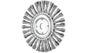 PFERD RBG 17813/22,2 CT ST 0,50 Spaakwiel & wielborstel 178mm