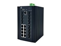 LevelOne IGX-2072 Managed L2+ Gigabit Ethernet Network Switch, Zwart