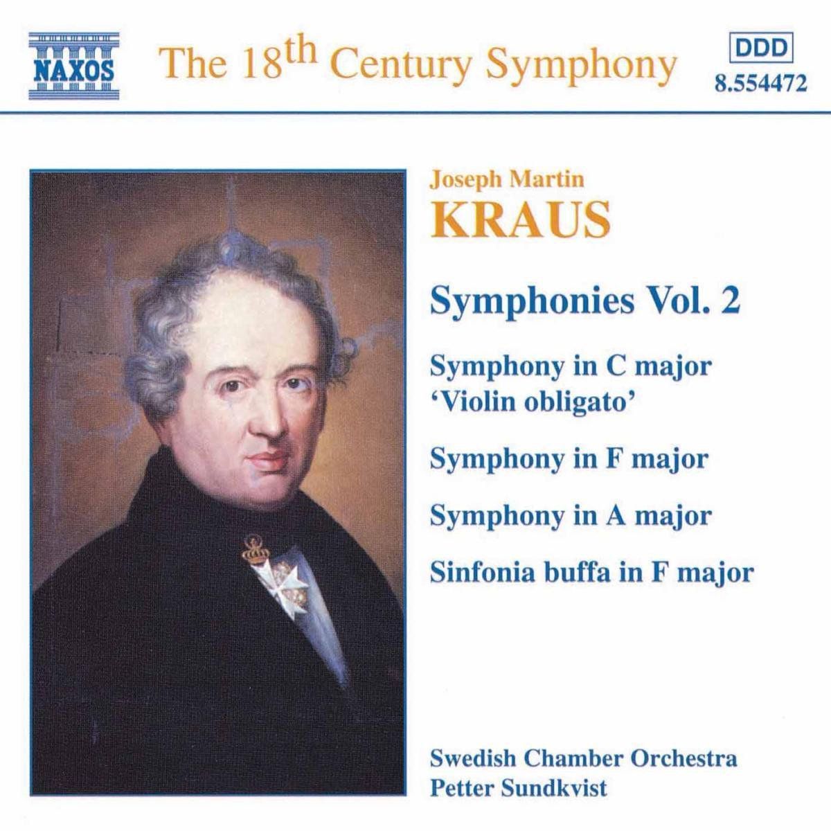 OUTHERE Kraus Joseph Martin: Sinfonie (Integrale) Vol 2 - CD