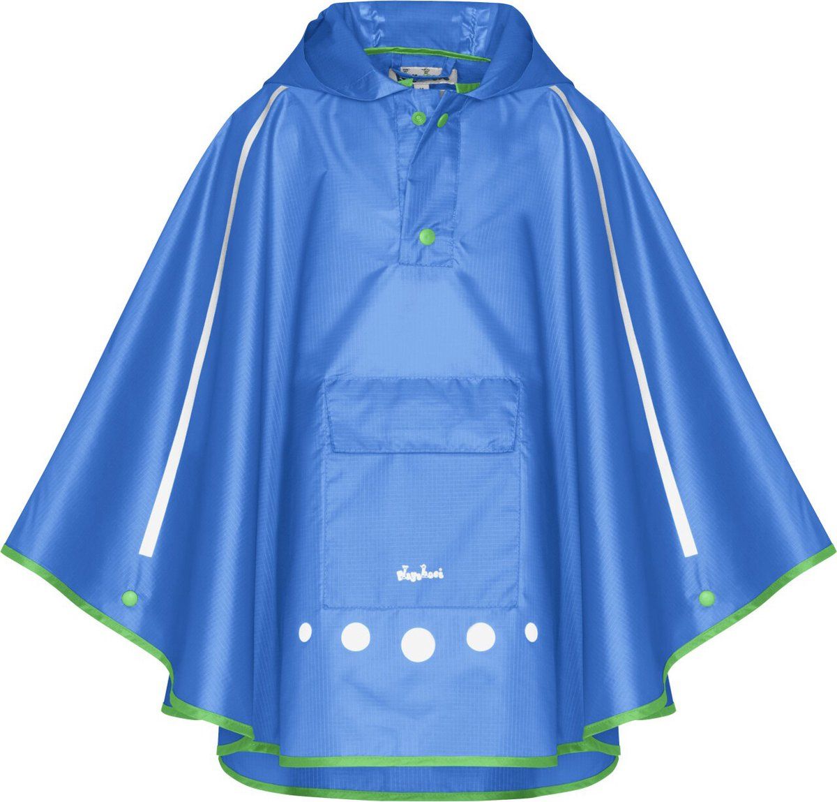 Playshoes Regenponcho voor kinderen - Opvouwbaar - Blauw - maat XL