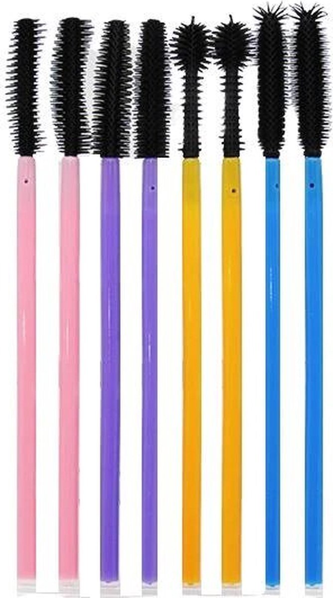 PX Look Cosmetics Prolux Cosmetics - PxLook - Mascara Applicator Wands - 8 stuks - Disposable - Verschillende Effecten - Set Mascara Brushes - 26 g - Make-Up Wimpers Borstels - Mascara Borstels - Eyelashes Brush - Make Up kwasten - Kwastenset