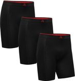 DANISH ENDURANCE Bamboe Boxershorts - Boxers met Lange Pijpen Ademend Ondergoed - Heren - 3 paar - 3XL
