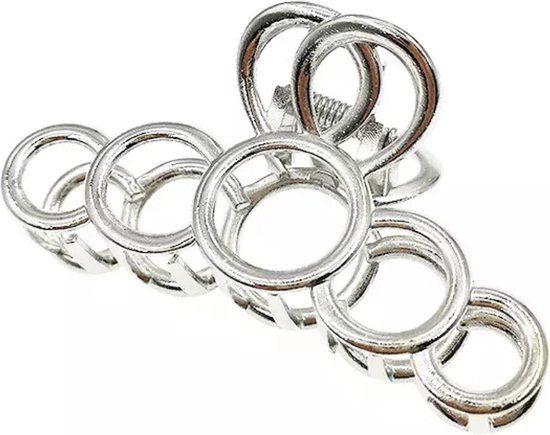 Emilie collection - Haarclip - Zilver - RVS - Cirkel