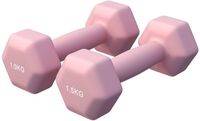 Gorilla Sports Vinyl Halterset 2 x 1.5 kg – Neopreen – Antislip – Ergonomisch – Roze