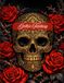 Gothic Fantasy Coloring Book: An Intricate Adult Coloring Book featuring Skulls, Roses, Ravens, and Dark Academia Designs for Stress Relief