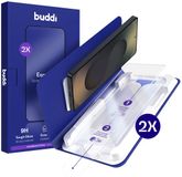 Buddi 2-Pack Screenprotector Geschikt voor Samsung Galaxy S25 Ultra - Easy Fit Tempered Glass met Installatietray