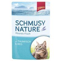 Schmusy Nature Sea Fresh Adult Cat Food in Jelly Tuna and Rice 48x100g