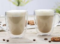Hi Dubbelwandige Cappucinoglazen - Set van 2