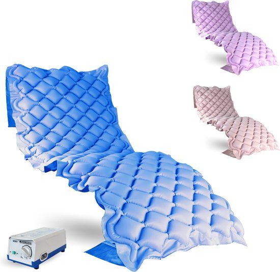 Mobiclinic Mobi 1 Anti Decubitus Matras - Eenpersoons - Blauw