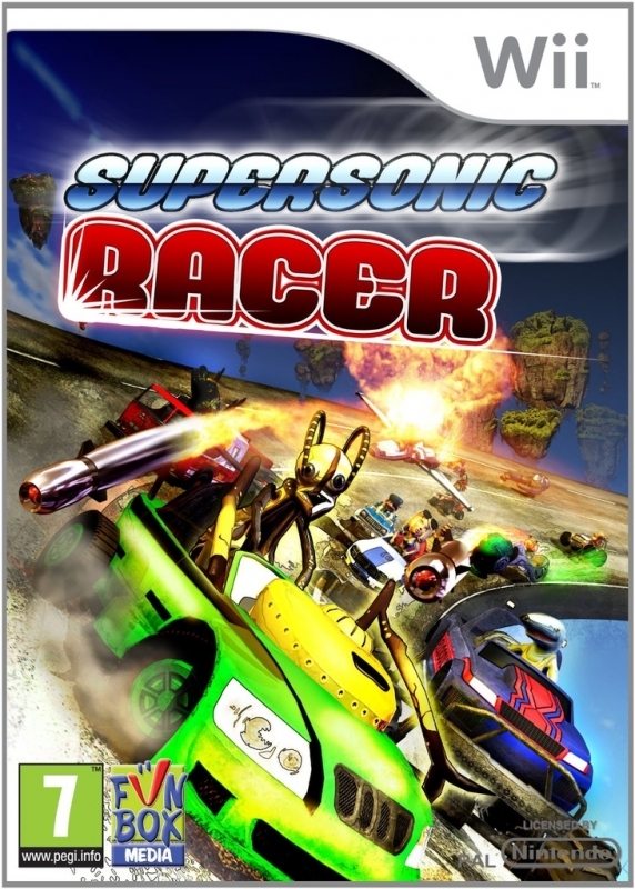 MSL Supersonic Racer + Racestuur (Bundel) Nintendo Wii
