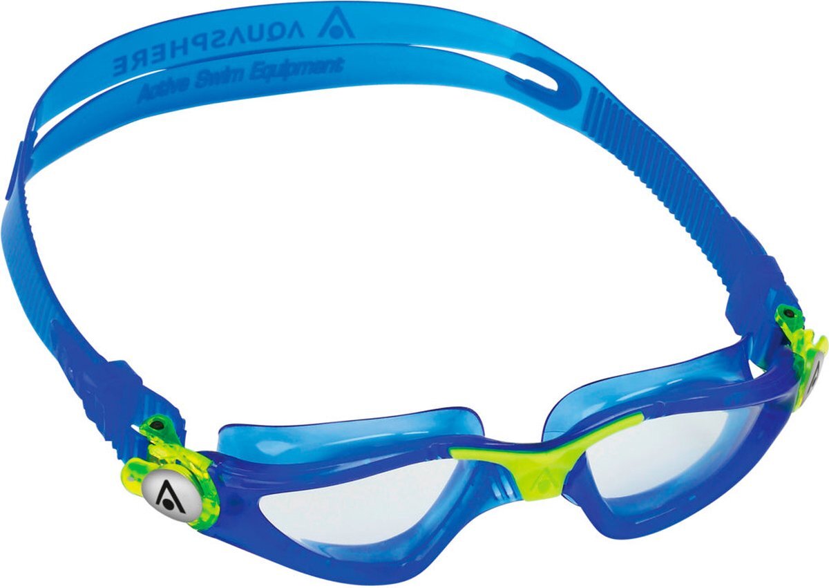 Aquasphere Aquasphere Kayenne Junior - Zwembril - Kinderen - Clear Lens - Blauw/Geel