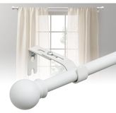 Tringle à rideaux - 70 à 120 cm - Blanc - 16 mm - Acier inoxydable pour chambre et salon