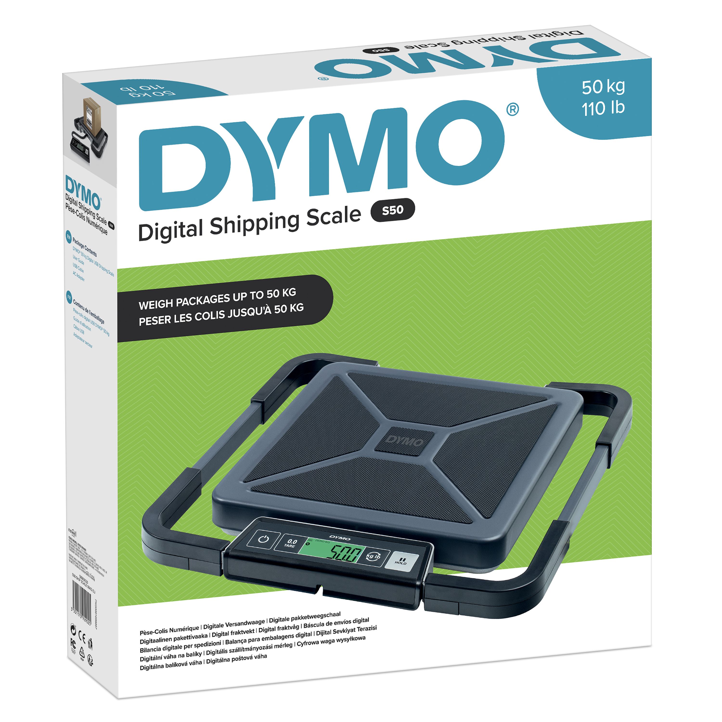 DYMO S50 Digitale Postweegschaal - 50 kg - Zwart