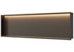 Luca Sanitair Inbouwnis Luca Sanitair Nissen 120x30x6,5cm Met LED Verlichting 3000K RVS Tuscany