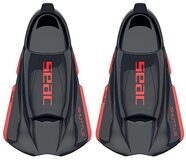 Seac Unisex Shuttle Siliconen Zwemvinnen - Zwart/Rood - Maat 8/9UK