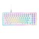 NZXT Function Elite MiniTKL Magnetisch RGB Gaming Toetsenbord - Verstelbare Actuatie, Dual-Rail Hall Effect Schakelaars, Rapid Trigger, 8K Polling - Verbeterd Typgeluid & Gevoel - US Engels - Wit