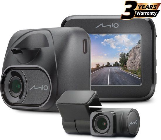 Mio MiVue C595WD Dual Dashcam - Full HD - GPS - Rear Camera
