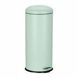 Merkloos / Sans marque Relaxdays Pedaalemmer 30 liter - softclose - binnenemmer - rond - mint