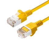 Microconnect V-FTP6A015Y-SLIM netwerkkabel Geel 1,5 m Cat6a U/FTP (STP)
