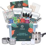 Home of Creations Kaarsen Maken Set - 1KG Soja Wax met Mallen & Geuren - Knutselpakket Volwassenen - Moederdag Cadeau