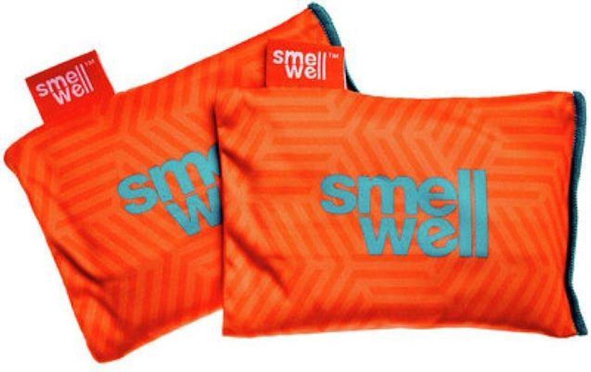 SmellWell Active Verfrissings Inserts voor Schoenen en Uitrusting, geometric orange