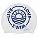 Buddyswim Lls2 Bonnet de bain Argent Unisexe Polyester