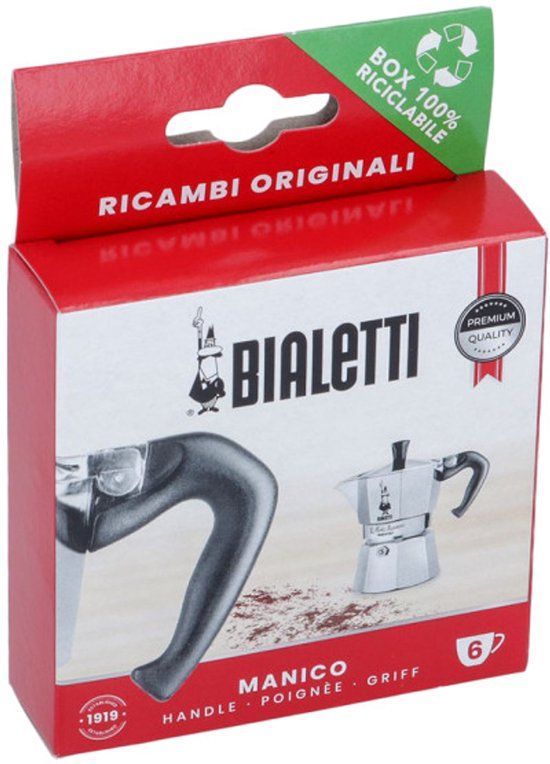 Bialetti Handgreep voor Bialetti inductie moka koffiepotten (6 kopjes)