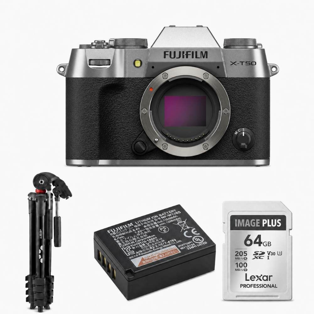 Fujifilm X-T50 Zilver Holiday Kit