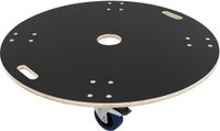 ECD Germany Rolplank Meubelwagen rond Ø 87 cm met parkeerrem