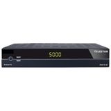 Telestar MAX T2 HD - DVB-T2 HD-ontvanger incl. 3 maanden freenet TV/DVB-C kabelontvanger (freenet tv-ontvanger, 3 maanden incl., H.265/HEVC, HDMI, Scart, Display, DVB-T) zwart